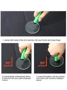 3-In-1 Car Emergency Hammer, One-Key Window Breaker, Seatbelt Cutter, Keychain Design, Portable, Car Safety Escape Tool