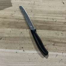 Stainless Steel Serrated Bread Knife, Steak Knife, Fruit Knife, Multi-Purpose Toaster Knife With Rounded Serrated Blade, Western Dining