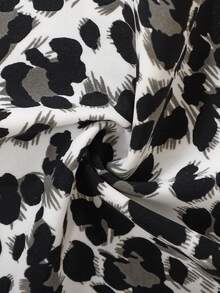 8pcs/Pack - Solid Color & Leopard Print Wavy Trim Design Sexy Seamless Smooth Breathable Women's Panties - Multicolor - View 9