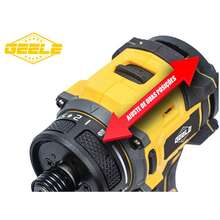 Drill/Driver With 2 Batteries, 16.8 Volts, 3/8" 10mm, 2200rpm, Brushless. - 黃色 - 查看 6