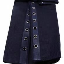 Lounger Mesh Replacement Fabric With Rope, Foldable Patch For Garden, Pool And Lawn - Navy Blue - View 5