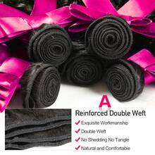 Kinky Curly Human Hair Bundles 100% Unprocessed Brazilian Jerry Curly Hair Bundles Soft Remy Hair Extensions Natural Color - Natural Black - 查看 2