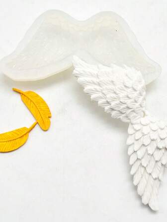 天使之翼香薰石硅胶模具，汽车挂饰，扩散器，DIY材料，翅膀树脂模具