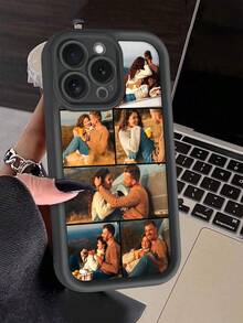 1个定制照片手机壳，兼容 16 Pro Max/17 Pro Max/17 Air/17/15 Pro、S24 Ultra/S25，是送给父亲、母亲、情侣、宠物、孩子、朋友的理想礼物 - 可个性化定制照片，适合圣诞节、周年纪念日、生日等场合，可爱手机壳 - 黑色 - 查看 6