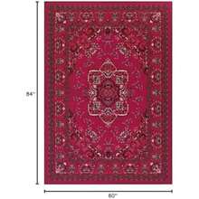 Antep Rugs Alfombras Oriental - Alfombras tradicionales antideslizantes de 2 x 4 pulgadas (antideslizantes) de perfil bajo con respaldo de goma para cocina (verde, 2 pies 3 pulgadas x 4 pies)(5' x 7' Rosado) - Tipo 23 - Ver 2