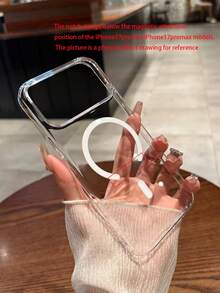 1 件透明磁性无线充电百合花软硬手机壳，防刮、防指纹，兼容 iPhone 15、16 Pro/Pro Max、14、15、16 Plus，男女通用，可用作节日礼物防水防震防摔 - 彩色 - 查看 28