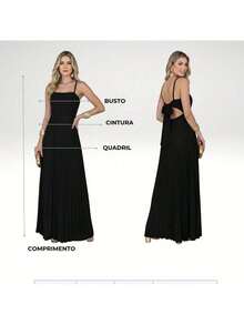 Women's Long Pleated Dress With Thin Straps And Tie Back - Perfect For Weddings, Graduations, Parties, And Christmas - 紅色 - 查看 4