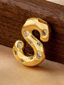 1 buc colier cu pandantiv la modă cu stras, potrivit pentru purtarea zilnică a femeilor, petrecere și cadou