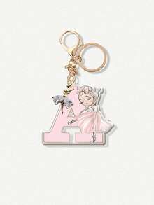 Ballet Dancer Reversible Acrylic Keychain, With A Beautiful Ballerina Pendant, Elegant Pink Ballet Skirt And Headphone Pendant Design, Lightweight And Portable Keychain, Suitable For Dance Enthusiasts, Backpack Accessories, Birthday Christmas Gifts, Ballet Costumes, Daily Fashion Accessories, Fine Craftsmanship Letter Pendant, Items - Multicolor - View 17