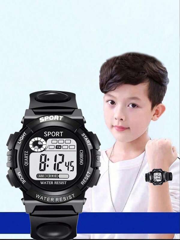 Relógio eletrônico digital para adolescentes, 1 peça, para estudantes | Legal e multifuncional, luminoso | Cronometragem | Definir alarme | Verificar data | Verificar semana, adequado para presentes de aniversário, presentes para adolescentes, presentes de inauguração de escola e outros presentes de festivais para adolescentes