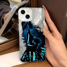 Funda para celular con La novia cadáver creativa.Funda protectora estampada para Apple 16PROMAX, 15, 14, 13 y 12.Ligera, duradera y con un diseño elegante.MX624 traducido al español: MX624 - Pluma pequeña - Ver 5