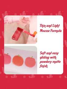 the SAEM Saemmul 慕斯糖果色唇釉 #01 红芒果慕斯 - 高显色度哑光持久唇釉，蕴含蜂蜜提取物，滋润双唇 - 轻盈不晕染，8克/0.28盎司