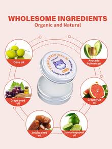 4合1宠物泪痕去除套装，适用于犬猫 | 包含去渍梳、润肤膏、眼贴和散粉刷的完整护理套装 | 温和去除泪痕、眼屎和结痂