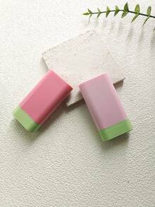 1pc 20g Flat Square Deodorant Stick Empty Container, Twist-Up Deodorant Tube, Blush Compact, Inexpensive, Christmas Gift, Cosmetics, Makeup Tools, Cheap Items, Gift, Women's Gift, Christmas Gift,Giveaways,Travel,Cheap Stuff,Travel Essential - Multicolor - View 4