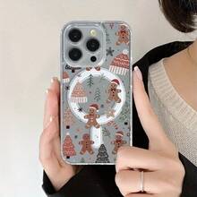 Funda de teléfono navideña adecuada para iPhone 17 aire/16E/16/15/14/13/12/11 Profesional máximo 16 Más/16E X/XS/XSMax, compatible con Samsung Galaxy A05/A05S/A06/A07/A14/A15/A16/A17/A23/A24/A25/A26/A35/A36/A54/A55/A56/F06/F15/M14/M16/M34/M35/M36/M54/M55/M56/NOTE10PLUS/NOTE20/NOTE20ULTRA/NOTE9/S10/S10E/S10PLUS/S20/S20FE/S20PLUS/S20ULTRA/S21/S21FE/S21PLUS/S21ULTRA/S22/S22PLUS/S22ULTRA/S23/S23FE/S23PLUS/S 23ULTRA/S24/S24FE/S24PLUS/S24ULTRA/S25/S25EDGE/S25PLUS/S25ULTRA, Atracción magnética transparente, diseño simple y elegante, conveniente para cargar, se siente mejor en las manos. - transparente - Ver 7
