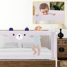 Anti-Fall Bed Rail For Toddlers Grey 175 Cm / 200 Cm - Grey - View 11