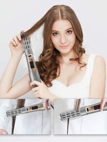 CRASTS 二合一吹风机和直发梳，多功能美发造型工具，可吹干、拉直和卷发，温和护发 - 查看 7