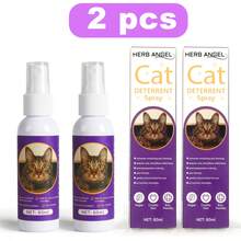 HERB ANGEL Cat Spray 2.03Oz (60ml), Cat Deterrent Spray, Natural Anti Cat Spray, Anti Scratch Training Aids For Indoor And Outdoor, Furniture, Sofa, Blanket, Curtain, Plants,  Alcohol Free Formula,Christmas,Halloween,Stocking Stuffers,Christmas, Christmas Gifts - 60ml - View 9