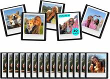 WOGOZAN Go - Marco magnético de fotos compatible con cámaras  Go Gen2\/ Go de impresión instantánea de 2.12 x 2.62 puadas, imanes para refrigerador con cubierta transparente, paquete - negro - Ver 1