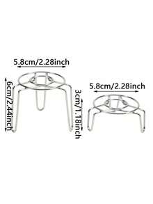 304 Multifunctional Stainless Steel Mini Steaming Rack With High Foot Waterproof Steaming