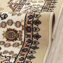 Antep Rugs Alfombras Oriental - Alfombras tradicionales antideslizantes de 2 x 4 pulgadas (antideslizantes) de perfil bajo con respaldo de goma para cocina (verde, 2 pies 3 pulgadas x 4 pies)(5' x 7' Beige) - Tipo 36 - Ver 7
