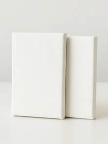 Kit 2 Tela virada luarte 10x15 Para Artistas Iniciantes ou Profissional - Branco - Visão 1