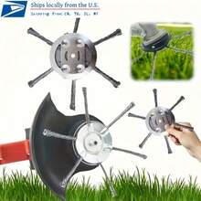 1 Pcs Heavy-Duty Replacement Grass Trimmer Head With - Sharp Cutting Edges, Compatible With Cordless  Eater, String Trimmer - For Lawn Care, Garden, Residential Use - Compatible With Electric Trimmers, Cordless Grass Trimmer, (3 Heads/6 Heads)