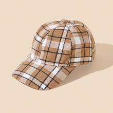 1pc Kids Baseball Cap, Warm 6-Panel Hat, Outdoor Sports Cap, Adjustable Size, Autumn/Winter - 1PC - View 15