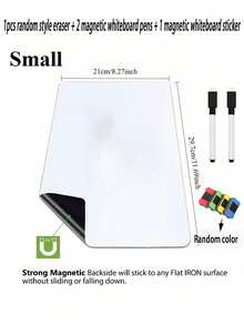 Magnetic Dry Erase Calendar For Refrigerator - Includes 2 Free Markers And 1 Magnetic Whiteboard Eraser, Perfect For Kitchen Organization And Office Use, Refrigerator Accessories,School Supplies,Back To School