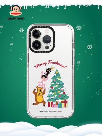  官方授权 Paul Frank 透明手机壳，全包式保护壳，带摄像头盖，适用于 13/14/15/16 Pro Max