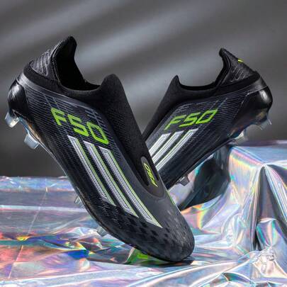  1 par WEJIESS sömlösa nya herr-/damfotbollsskor, AG långa dobbar halkfria träningsskor, utomhusfotbollsskor för gräsmatta, professionella fotbollssportskor, höga korta dobbar fotbollsskor