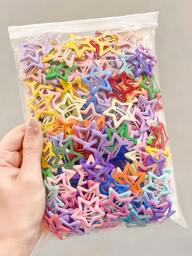 60 piezas/Set Clips para el cabello con diseño de estrella de aceite de colores Y2K, diseño de estrella multicolor, satisface diversas necesidades de combinación, agrega toques lindos y vibrantes a los peinados - Adecuado para niñas y mujeres, uso diario, salidas de fin de semana, fiestas de cumpleaños, mejora fácilmente tu apariencia y crea una imagen dulce y adorable, Pinzas para el cabello, Pasadores para el cabello, Barrettes para el cabello, Accesorios para el cabello, Accesorios para la cabeza