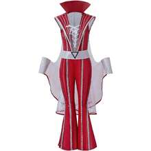 Women's Musical Mamma Mia Cosplay Costume Outfits Luxury Stage COS Costume - 紅色 - 查看 10