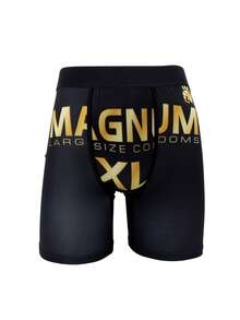 Random 5PCS Men's Printed Long Boxer Fashion Briefs 1XL-4XL - Nhiều màu - Xem 2