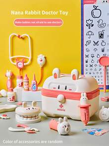 32件/43件套医生玩具工具箱，含护士听诊器，早教牙科套装，模拟体验互动教育玩具，适合3-12岁男孩女孩（配件颜色随机）
