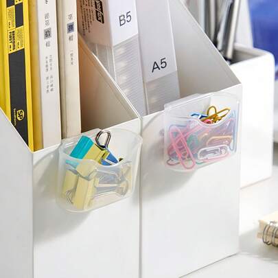 Small Hanging Office Organizer, Compact Desktop Storage For Mini Stationery, Hot Desk Tidy For Clips, Erasers & Small Supplies