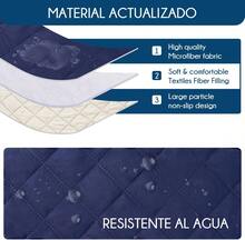 RAMSPIT 100% Impermeable Funda para sillón reclinable,Funda para reposed reclinable Antideslizante con 2 Grandes lsillos Laterales,Lavable, Resistente al Desgaste, no pegajoso- 23 Puadas - negro - Ver 3