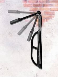 Soporte Metálico de Pared para Bicicleta con Acero Reforzado Soportes para Bicicletas Montados en la Pared, Soportes para Bicicletas en la Pared - Negro - Ver 5