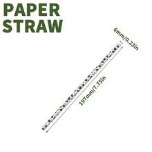 100 قطعة/عبوة قش ورقي بتصميم موضوع هالوين ب- 9 أنماط مختلفة 6*197 مم | قرع، أشباح، خفافيش، هيكل عظمي، تصميم نمط مخيف، مناسب لحفلات هالوين وأعياد الميلاد، ديكور عملي، ديكور أشباح هالوين، قش ورقي إبداعي للعصائر والكوكتيلات