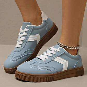 女士厚底休闲运动鞋，舒适跑步鞋，春秋季