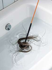 1/3/6件套管道清洁工具套装，排水管清洁剂，毛发清除器，淋浴排水管疏通器，水槽排水管疏通器，排水管毛发清除器，水槽排水管疏通器，排水管毛发清除器，排水管疏通器，排水管清洁棒，排水管疏通器，毛发清除工具，适用于厨房水槽和浴缸，水槽排水管疏通器，毛发排水管，马桶排水管疏通工具，适用于淋浴、厨房水槽、浴缸、浴室、浴室配件 - 彩色 - 查看 8