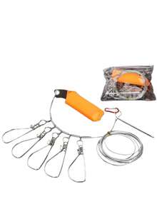 这款不锈钢鱼钩是钓鱼爱好者的实用工具。它采用加厚不锈钢制成，防锈耐用。配备醒目的浮标和加厚的接地塞。 - 彩色 - 查看 10