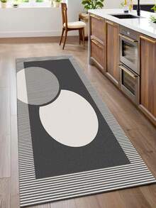 Kitchen Rug - Washable Runner Rug – Non-Slip Roll Carpet – Modern Rug - Soft Rug – Cut-to-Size Hallway Rug - Kitchen Mat - 灰色 - 查看 4