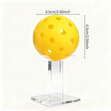 3 Packs 74MM Hanging Storage 40-Hole Honeycomb Fluorescent Yellow/Pink Super Hard PE Luminous & High-Elastic Indoor/Outdoor Training/Kids Toy Pickleballs - Multicolor - View 6