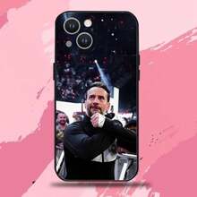 Funda de teléfono de silicona suave negra compatible con WWE CM P-Punk para iPhone 16, 15, 14, 13, 12, 11 Plus, Pro Max, XS, X, XR, SE, Mini, 8, 7, y compatible con los modelos 17, 17 Pro y 17 Pro Max - Z2 - Ver 7