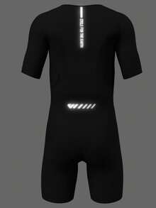 wulibike 男士铁人三项服，高弹透气速干铁人三项比赛服，骑行泳衣，跑步/自行车/游泳服