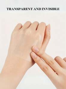 1卷透明绷带 - 5米长，一次性无纺布圆形乳贴，运动防摩擦垫 - 彩色 - 查看 2