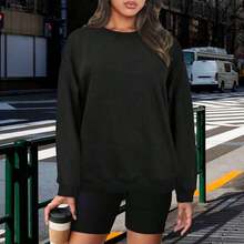 Mens Winter Clothes1pc Funny Sweatshirt Unisex Vintage 90s Style Chicago Football Sweatshirt, Game Day Sweatshirt, Chicago Team Football Sweatshirts, Sunday Chicago, Sport Sweatshirts, Chicago FootballLoose And Comfortablemen Winter Clothes Sudaderas Para Hombre - 黑色 - 查看 3