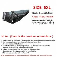 Winter Warm Waterproof Pet Jacket With Thickened Reflective Dog Coat & Detachable Harness Chest & Back Piece, Windproof Fur Collar For Medium And Large Dogs In Cold Weather And Outdoor Activities