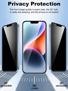 6 TRONG 1 (Được trang bị miếng dán màn hình kính cường lực chống nhìn trộm viền đen*3+ miếng bảo vệ ống kính máy ảnh*3) Màn hình lụa bền bỉ chống nhìn trộm và chống nhìn trộm, bảo vệ sự riêng tư và an toàn cho điện thoại cá nhân ở nơi công cộng Tương thích với iPhone 17 16 15 14 13 12 11 Pro Max XR X XS Max - Đen-6 trong 1 - Xem 3